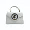 Just Cavalli Borse a mano Borsa Donna con logo in metallo frontale Bianco - Francavilla Moda